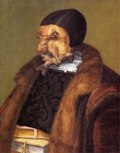Giuseppe Arcimboldo :The Jurist 1566
